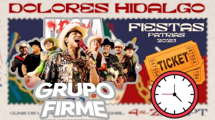 Fiestas Patrias Dolores Hidalgo 2025: ¿A qué hora empieza el concierto de Grupo Firme HOY 21 de septiembre en la CLAUSURA?