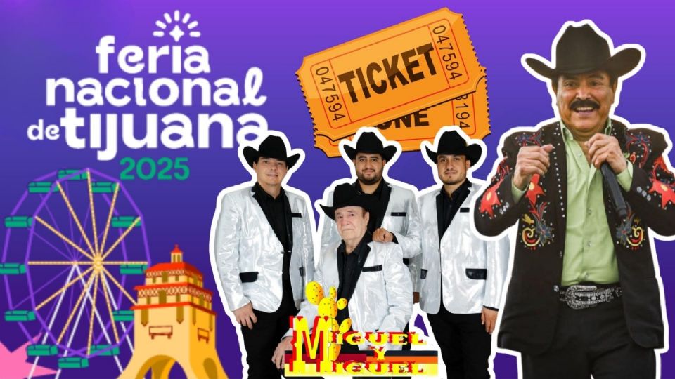 Artistas que se presentarán HOY en la Feria Nacional de Tijuana 2025