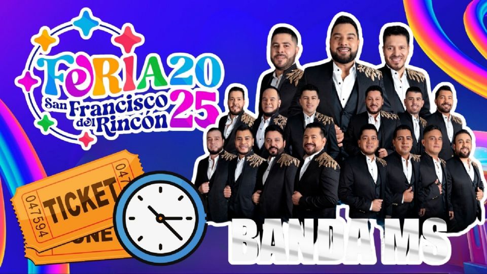 Banda MS se presentará HOY en la Feria San Francisco del Rincón 2025