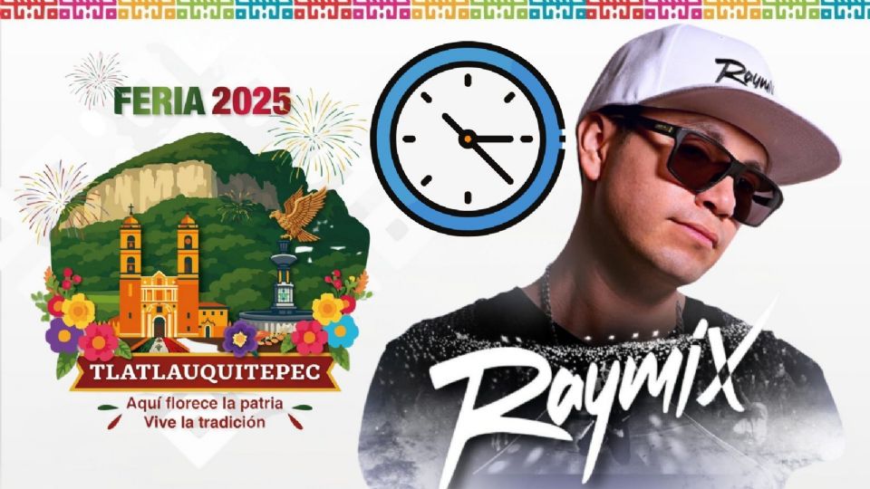 Raymix se presentará HOY en la Feria Tlatlauquitepec 2025