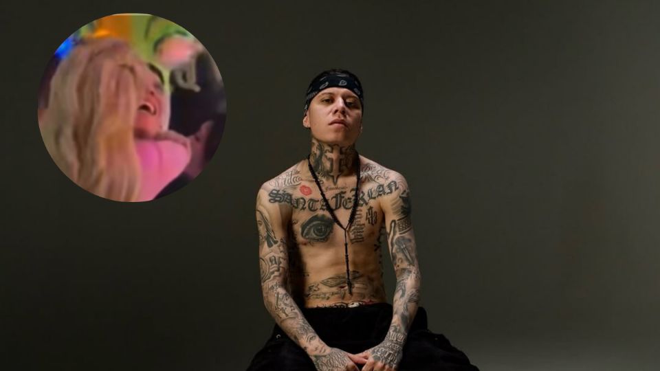 Santa Fe Klan fue captado bailando con una mujer cuya identidad no ha sido confirmada.