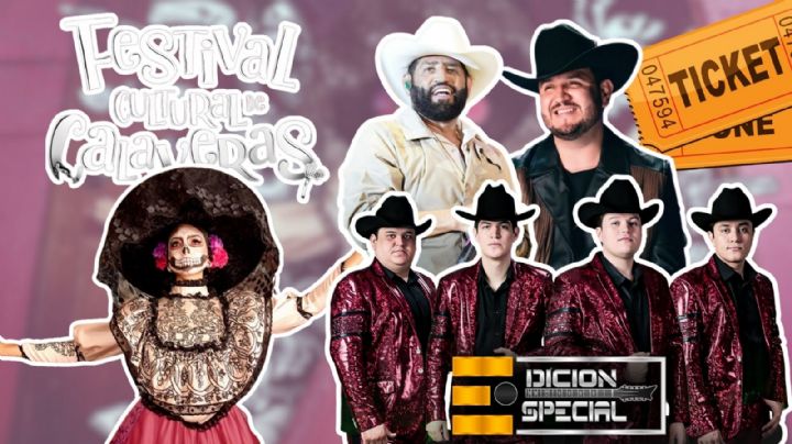 Festival Cultural de Calaveras Aguascalientes 2025: Cartelera completa de artistas que darán concierto en el Palenque; fechas y precios