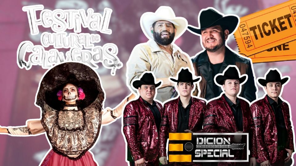 Artistas que se presentarán en el Palenque del Festival Cultural de Calaveras 2025