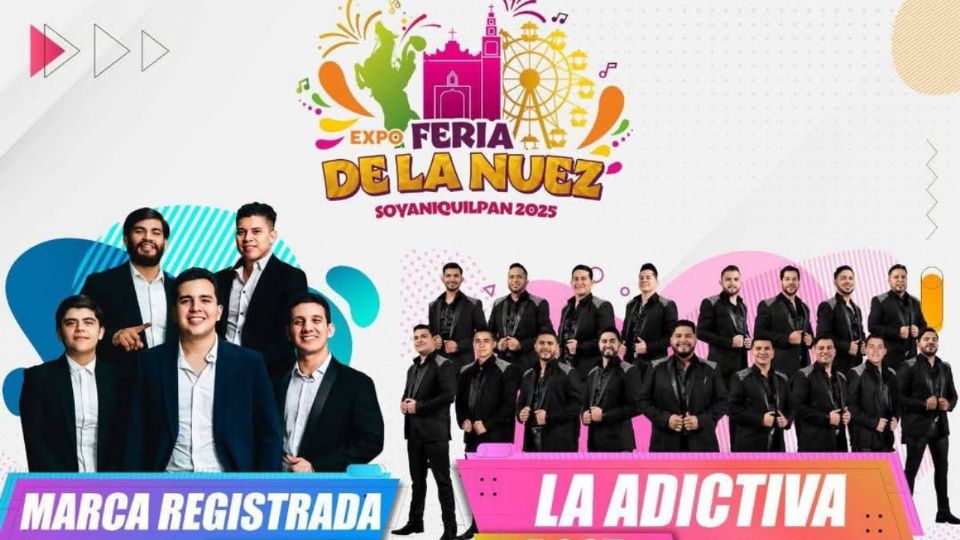 El escenario principal de la Feria de la Nuez se prepara para recibir a artistas de talla nacional con conciertos gratuitos.