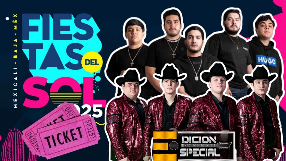 Artistas que se presentarán HOY en las Fiestas del Sol Mexicali 2025