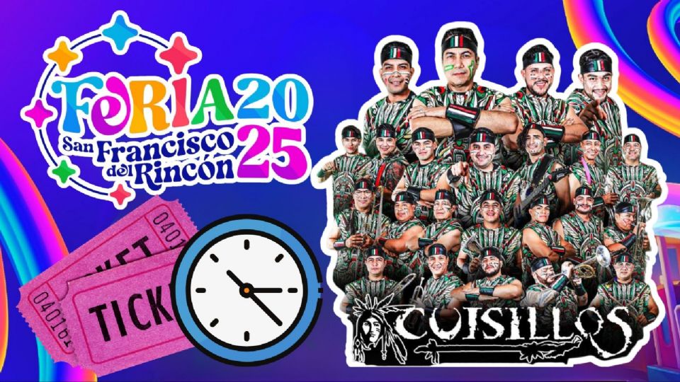 Banda Cuisillos se presentará HOY en la Feria San Francisco del Rincón 2025.
