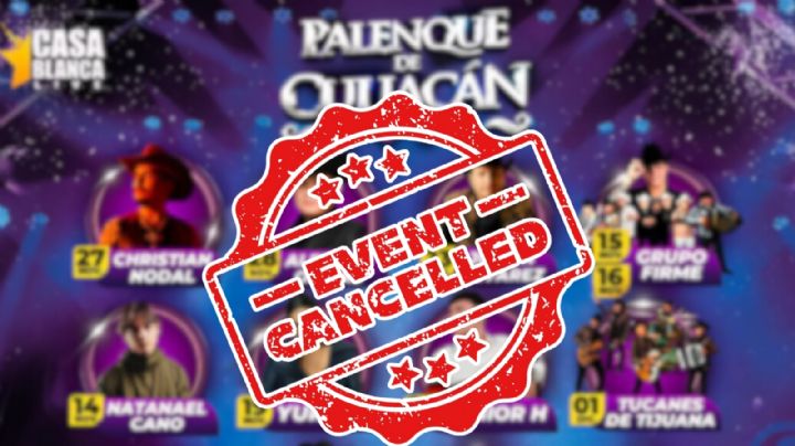 ¿Por qué cancelaron el Palenque de Culiacán este 2025? Así lo dieron a conocer