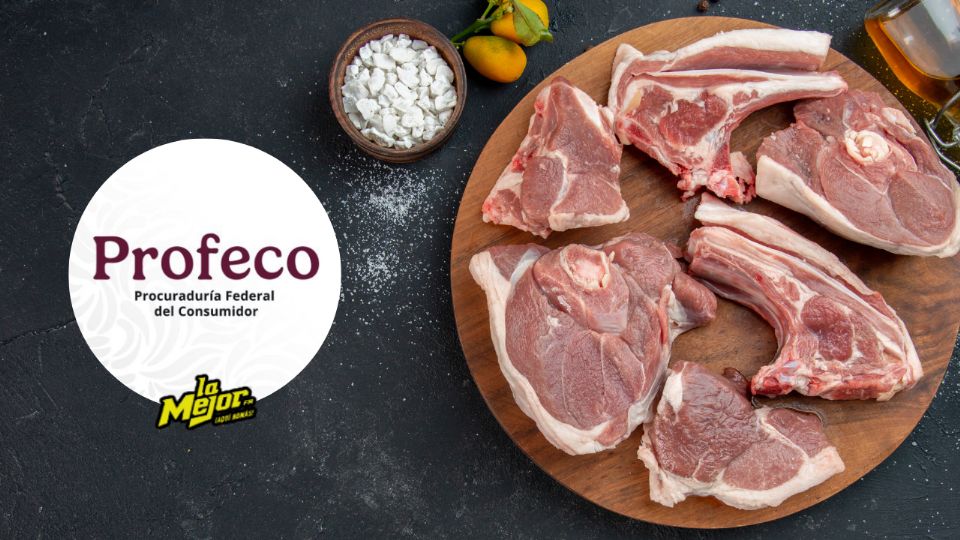 Profeco informa el precio máximo sugerido de la carne de cerdo.

