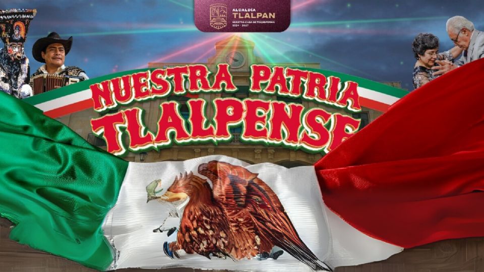 Celebración de las fiestas patrias en la alcaldía Tlalpan 2025