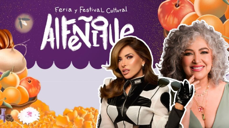 Cartelera de artistas confirmados para la Feria del Alfeñique 2025.