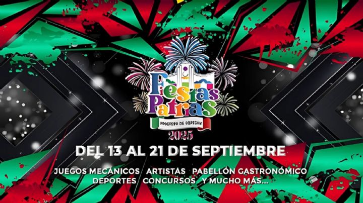 Fiestas Patrias Progreso de Obregón 2025: Cartel de artistas y programa completo de actividades