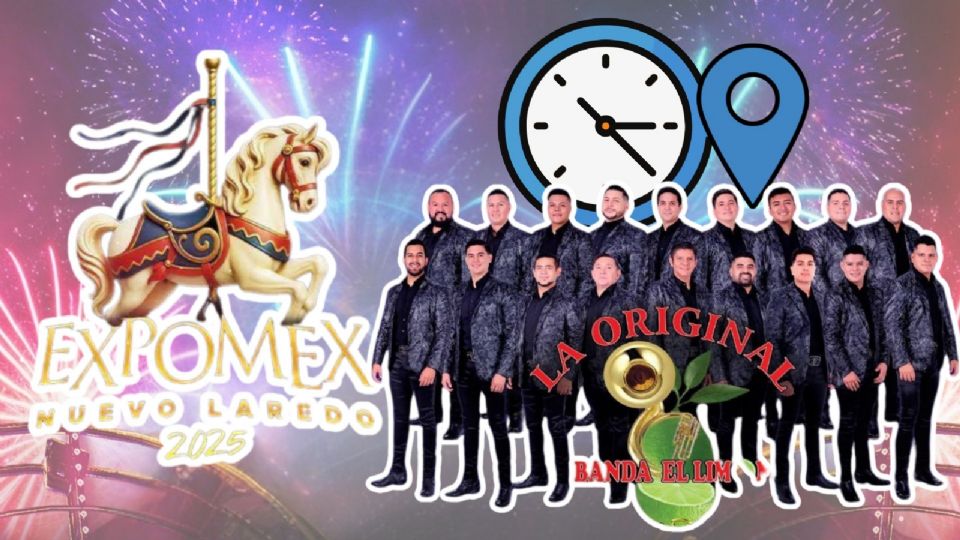 La Original Banda El Limón se presentará en la apertura de la Expomex Nuevo Laredo 2025
