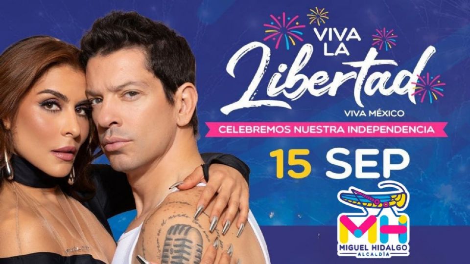 Artistas que se presentarán el 15 de septiembre en la Alcaldía Miguel Hidalgo 2025