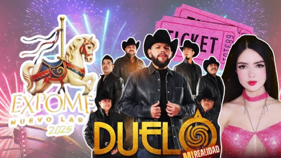 Artistas que se presentarán HOY en la Expomex Nuevo Laredo 2025