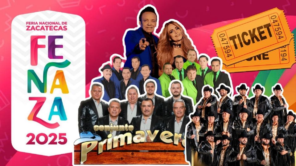 Artistas que se presentarán HOY en la Feria Nacional de Zacatecas 2025