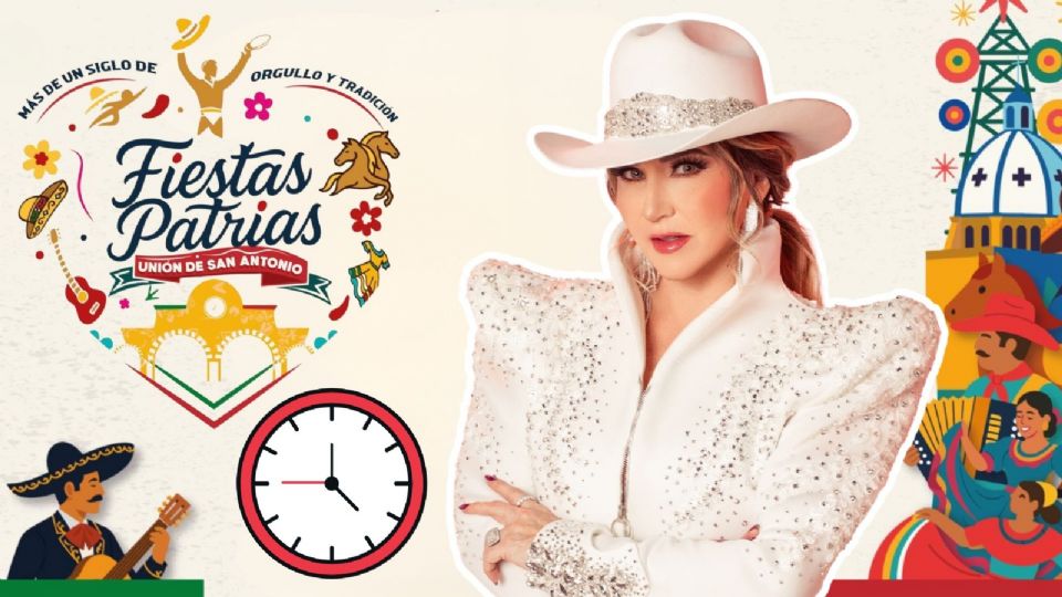 Alicia Villarreal se presentará HOY en las Fiestas Patrias Unión de San Antonio 2025