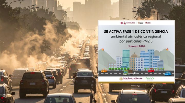 Activan Fase 1 de contingencia ambiental: ¿qué autos no circulan en CDMX y Edomex HOY 1 de enero?