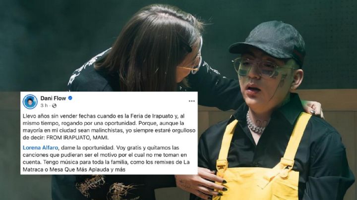 Dani Flow desesperado ruega una oportunidad en la Feria de las Fresas 2026: “Voy gratis”