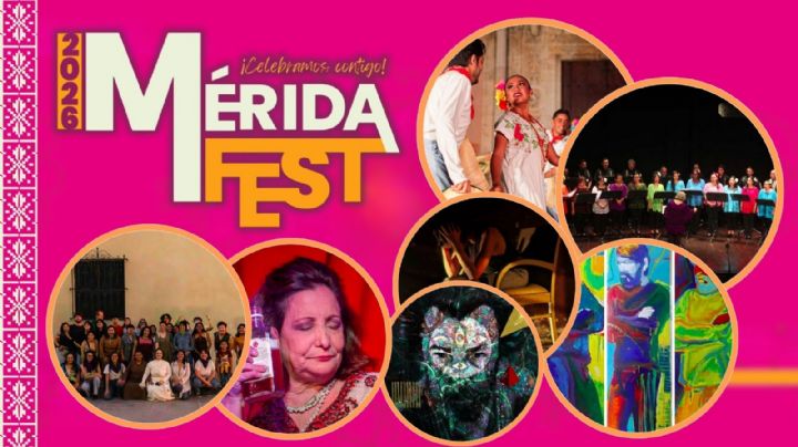 Mérida Fest 2026: Programa completo de artistas y actividades de HOY 14 de enero en Yucatán
