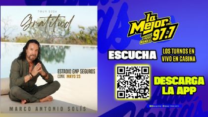 Gana boletos para ver a Marco Antonio Solis