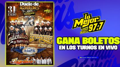 Gana Boletos para Duelo de Acordeones en Rodeo Texcoco