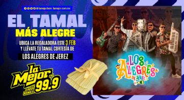 ¡Llega el tamal más alegre de La Mejor Fm!