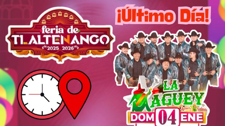 Feria Tlaltenango 2025-2026: ¿Qué artistas darán concierto HOY 4 de enero en Zacatecas? Programa completo de CLAUSURA