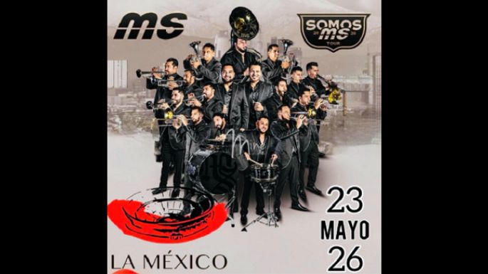 Banda MS anuncia gran concierto en La México