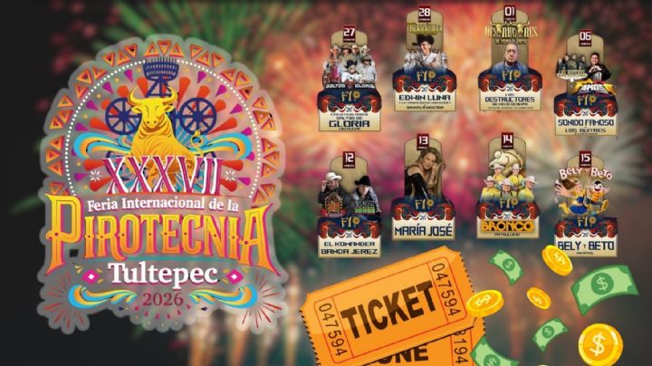 Feria Internacional de la Pirotecnia Tultepec 2026: Precio de los boletos VIP por artista para los conciertos en el EDOMEX