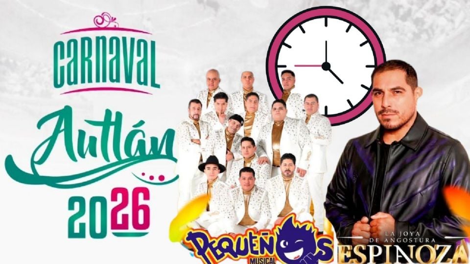 Artistas que se presentarán HOY en el Carnaval Autlán 2026.