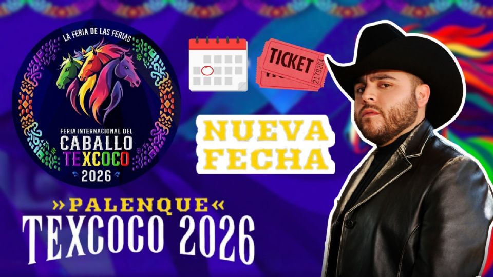 Gerardo Ortiz anuncia nueva fecha en el Palenque Texcoco 2026.