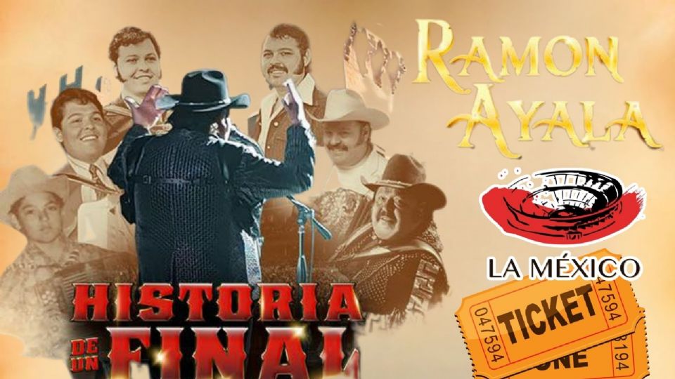 Boletos para el concierto de Ramón Ayala en la Plaza de Toros México 2026.