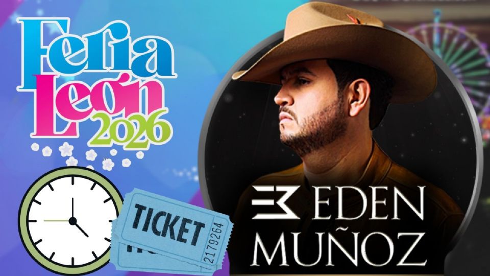 Edén Muñoz se presentará HOY en la Feria Estatal León 2026.