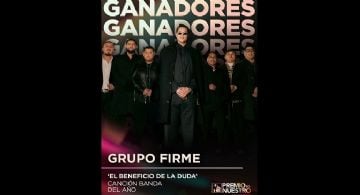 Grupo Firme gana en Premio Lo Nuestro por Canción Banda del Año
