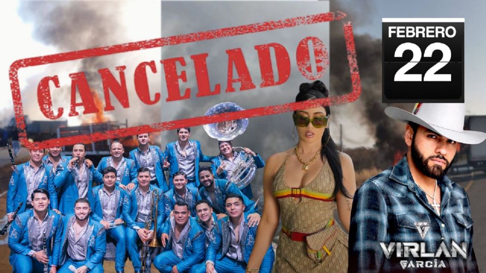 Conciertos cancelados el 22 de febrero en México