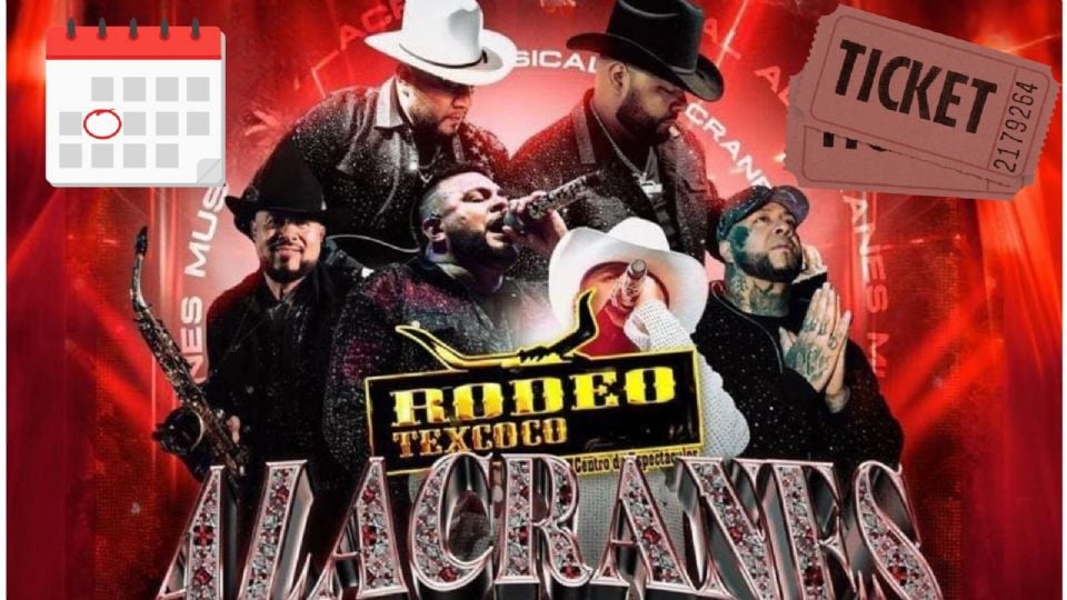 Alacranes Musical se presentará en Rodeo Texcoco 2026.
