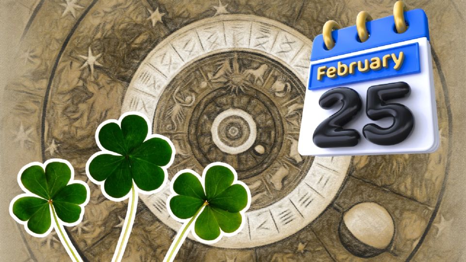 Números de la suerte para cada signo hoy 25 de febrero 2026