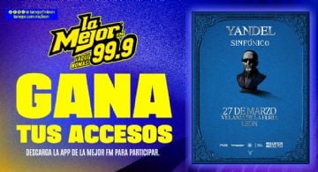 ¡LA MEJOR FM TE LLEVA A YANDEL SINFÓNICO!