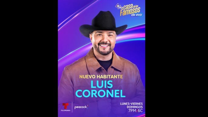 Luis Coronel se integra a La Casa de los Famosos Telemundo