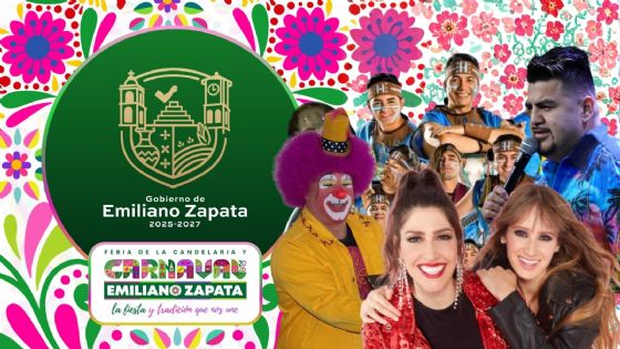 Carnaval y Feria de la Candelaria Emiliano Zapata 2026: Cartel completo de artistas que darán concie