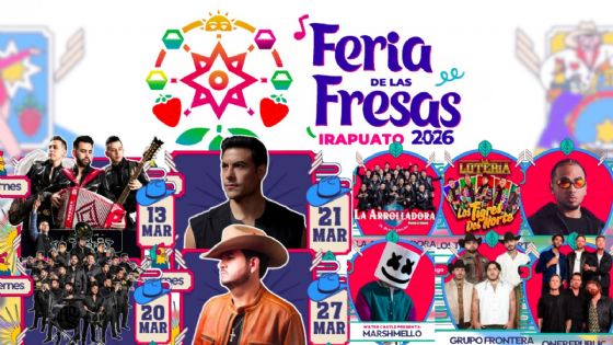 Feria de las Fresas Irapuato 2026: Cartelera completa del Teatro del Pueblo y el Palenque