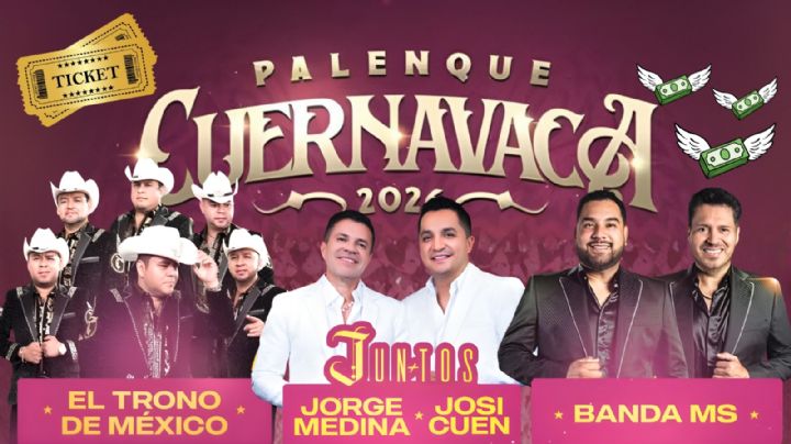 Palenque Cuernavaca 2026: Venta de boletos, precios y horarios de los cinco conciertos confirmados