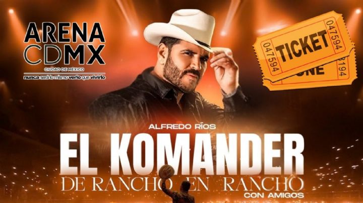 El Komander en la Arena CDMX 2026: Precio de los boletos por zona y artistas invitados para la gira “De Rancho en Rancho”