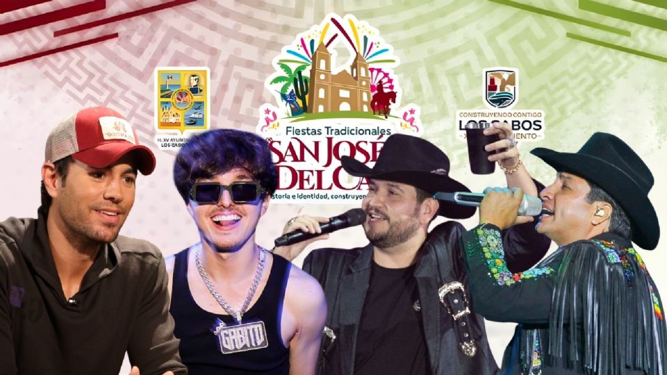 Cartel de artistas para las Fiestas Tradicionales San José del Cabo 2026