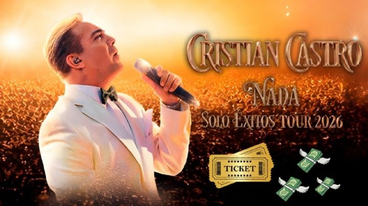Cristian Castro en CDMX: ¿Cuál es el boleto más caro y más barato para sus conciertos en el Auditorio Nacional?