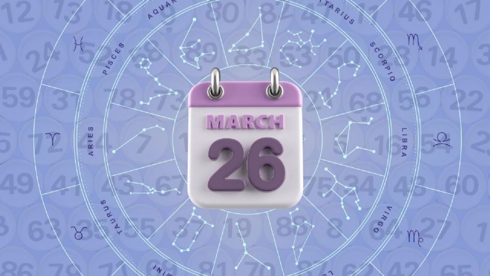 Números de la suerte del 26 de marzo para cada signo zodiacal.