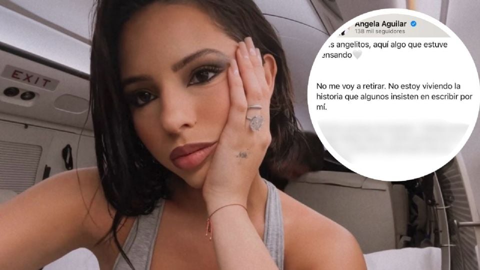 Ángela Aguilar asegura que no se retira.