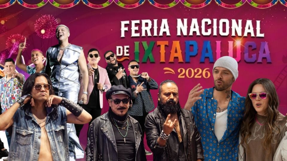 Revelan más artistas del cartel musical de la Feria Nacional de Ixtapaluca 2026