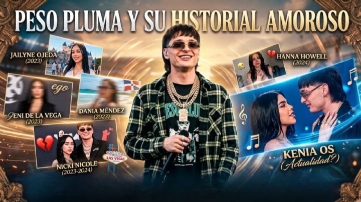 Peso Pluma y su historial amoroso: Ellas han sido todas sus novias desde Nicki Nicole hasta Kenia OS