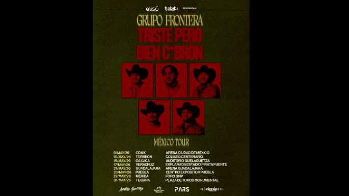 La gira de Grupo Frontera ya se siente en México